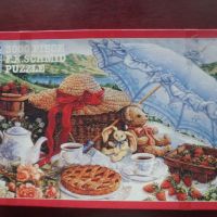 3000 PIECE PUZZLE SEALEDF.X. SCHMID BLUE PARASOL BY JANE KRUSKAMP No 98617