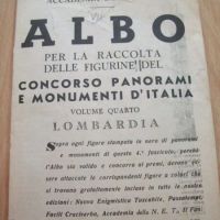 ALBO RACCOLTA FIGURINE TEDESCHI 1952 LOMBARDIA PARTICOLARE