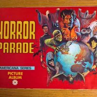 Americana stickers Horror Parade album empty and unused