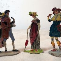 Antique Flat Lead German Diorama Figurines