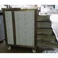 Cassettiera inox nuova
