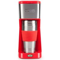 DOMO Macchina per il Caff Caffettiera Casa Ufficio 2in1 650 W Rossa DO438K
