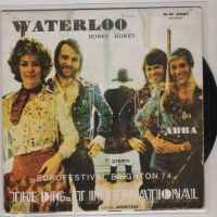 GLI ABBA WATERLOO  RARO 7 ITALY PRESS RARA copertina