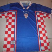 LOTTO CROATIA CROAZIA HNS NATIONAL TEAM 90 WC SHIRT MAGLIA VINTAGE RAR