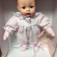 Madame Alexander 12 Pink Check Huggable Huggums Baby Girl Doll REDUCED