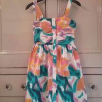 MATTHEW WILLIAMSON BUTTERFLY GIRLS DRESS AGE 11 , MULTI COLOURED,  BUTTON FRONT