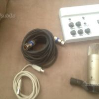 Microfono da studio e Interfaccia Audio