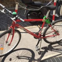 Mountain bike rossa