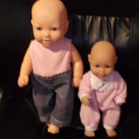 PETERKIN  GEOFFREY!2 HB BABY DOLLS SLEEP EYES DRESSED DETAILED nursery?REBORN??