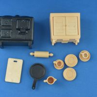 Rare 1980s Sylvanian Families Range oven  Kitchenware