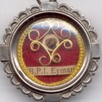 RELIC RELIQUIA RELIQUARY  S. PIETRO GIULIANO EYMARD  St. PETER JULIAN EYMARD