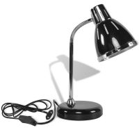 S Grundig Lampada da scrivania flessibile 45 cm Lampada da Tavolo Nero