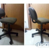 Sedia tipo ufficio con ruote