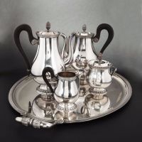 Servizio tcaff argento Christofle Malmaison 5pz